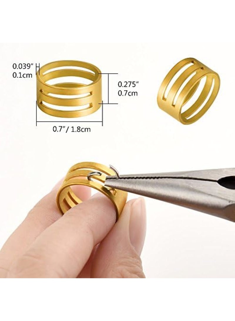 Barakah طقم صنع المجوهرات مع مستلزمات المجوهرات، أدوات الخرز والإصلاح، مجموعة البداية الكاملة لصنع المجوهرات، لصنع الأساور، والقلائد، والأقراط، والإكسسوارات للمبتدئين والهواة - Image 3