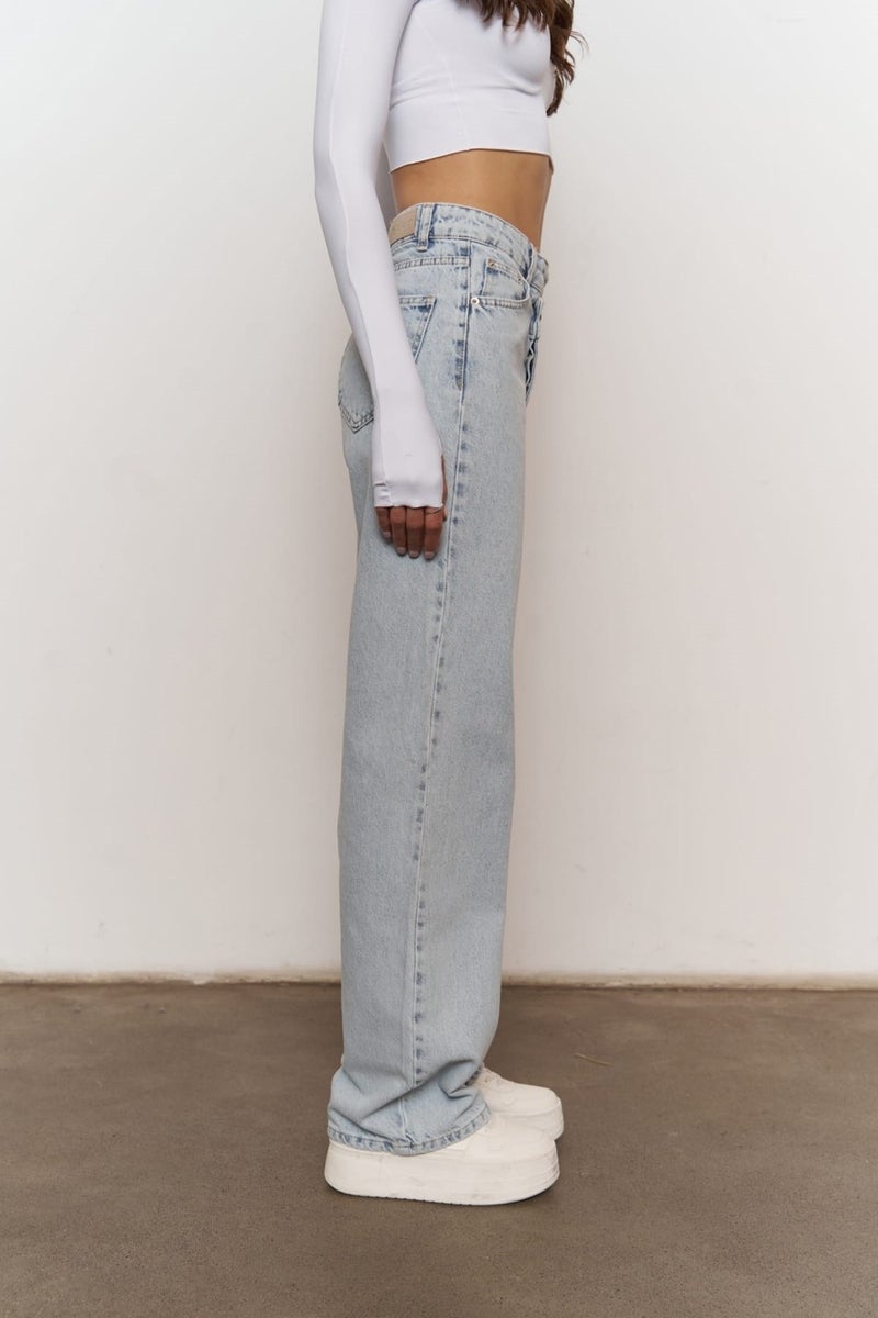 Mai Collection Verna Cross Blue Jeans  - Image 3