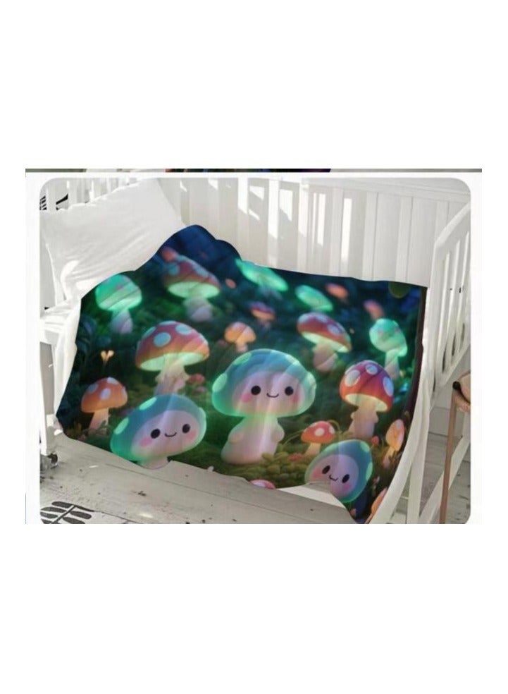 عام بطانية رقيقة من الفانيلا الكرتونية للأطفال أو الطلاب (دافئة ومريحة ومناسبة للنوم والألعاب) 100 سم * 150 سم - Image 3