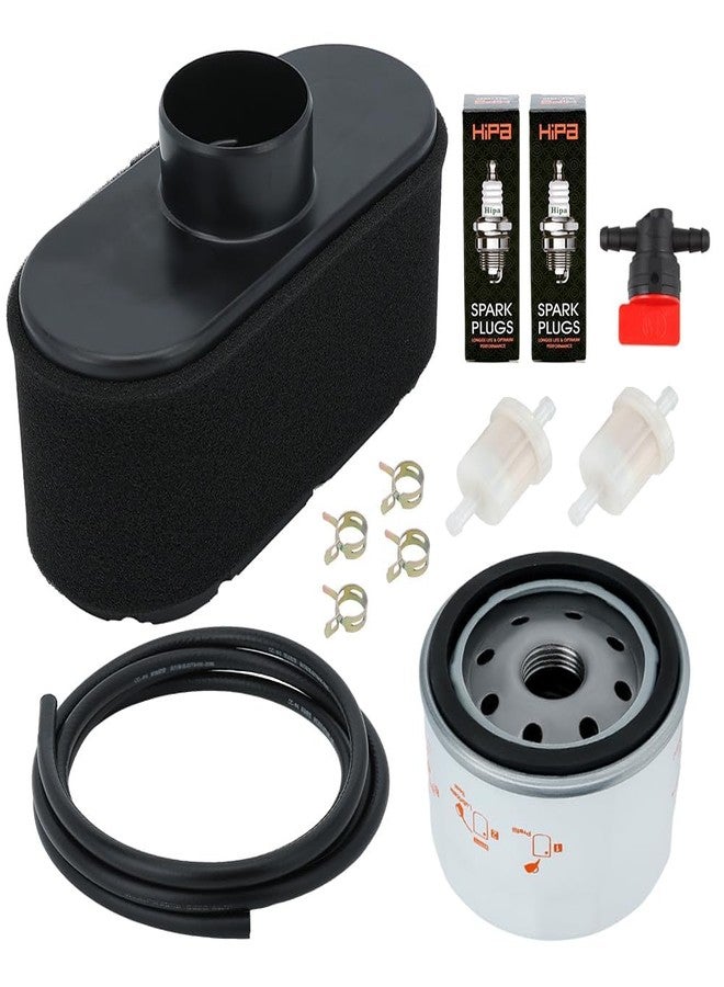 Hipa طقم صيانة HIPA FR691V لجزازات العشب ذات المحركات رباعية الأشواط من كاواساكي، طرازات FR730V، FR651V، FS481V، FS541V، FS600V، FS651V، FS691V، FS730V، يتضمن فلتر هواء 11013-0752 وفلتر زيت 49065-7007. - Image 1