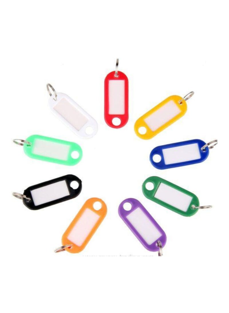 Libra Key Tags Assorted Colors 100pcs - Image 1