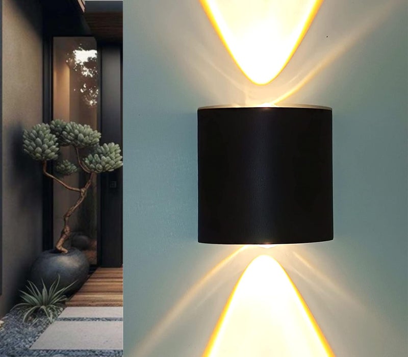 Lumina Waterproof LED Wall Lights for Indoor and Outdoor Decorative Wall Lamps Brighten Up Your Home with Stylish LED Wall Lighting 2-Way for Living Room, Bedroom, Staircase. Elevation. - Image 1