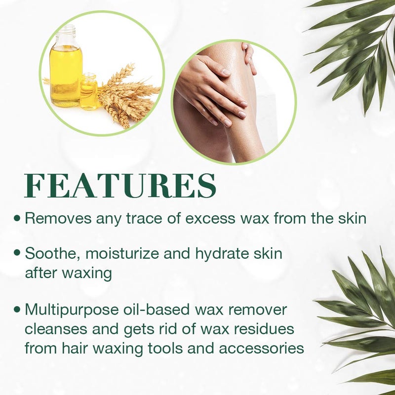 Clean + Easy After Wax Remover Oil for Skin â€“ Post Wax Care & Soothing Residue Remover for Smooth Skin, 5 fl oz - Image 4