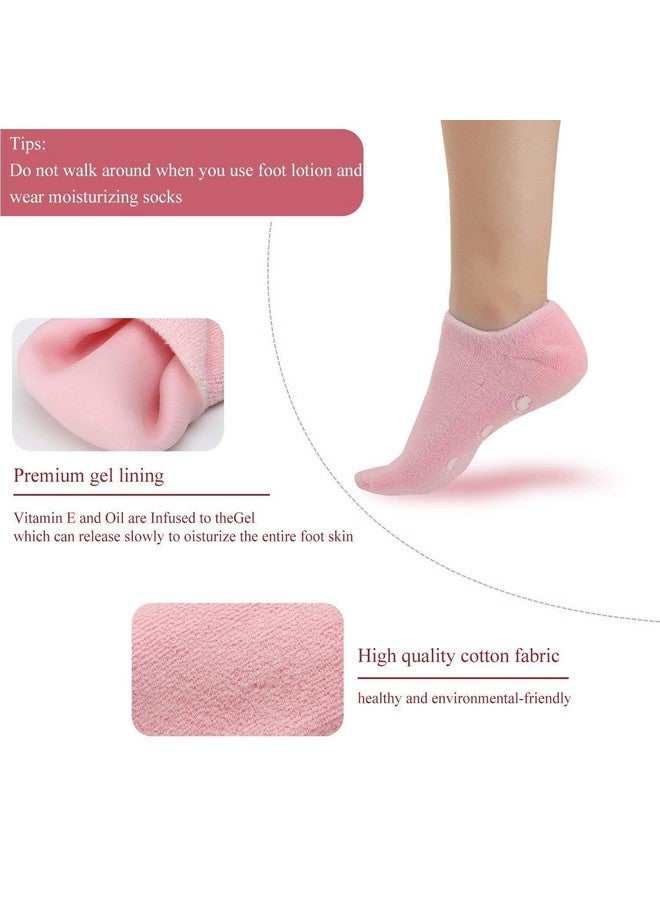 AHCS Anti Crack Half-Length Silicone Foot Protector Moisturizing Silicone Socks Suitable for Men & Women Foot-Care, Heel Cracks and Heel Pain (Multicolor, Pack of 1) - Image 4