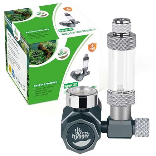 Hygger CO2 Aquarium CO2 Regulator Mini Detachable Design Complete with Bubble Counter and Check Valve Function for Establishing CO2 System in Aquatic Plant Tank - Image 1