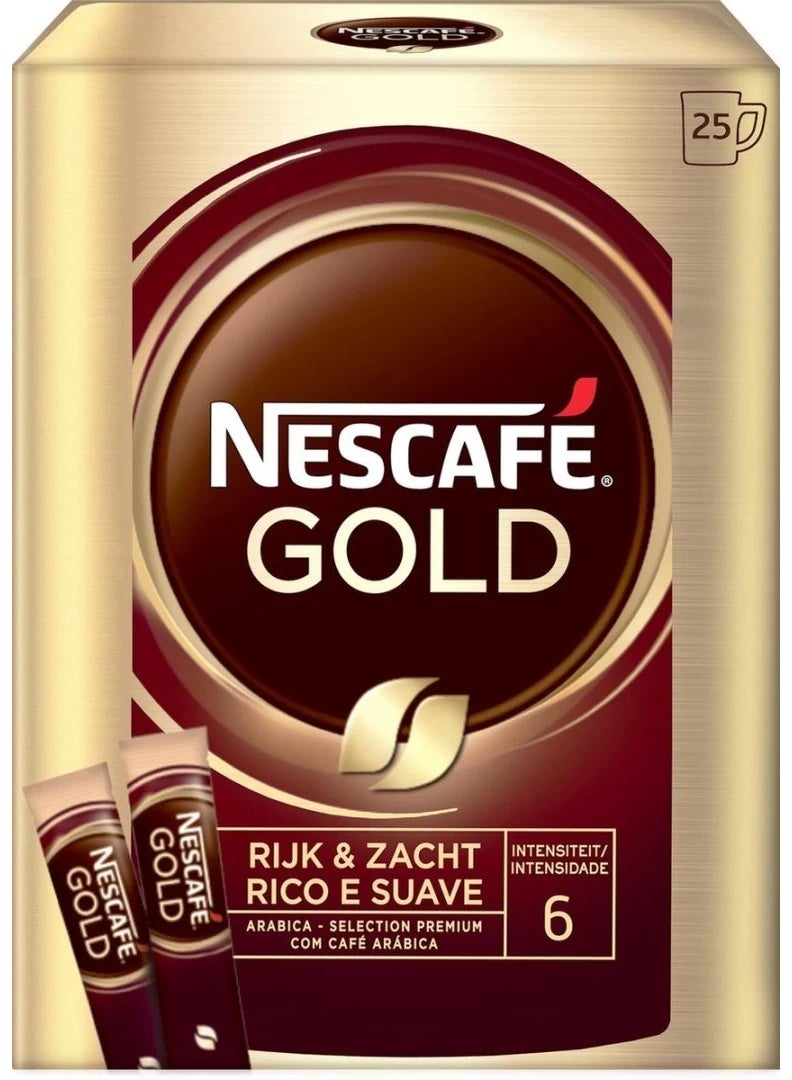 Nestle Nescafe Gold Coffee Stick 45grams Pack of 25 - Image 2