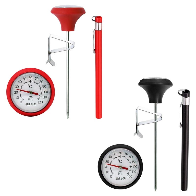 ATORSE ® Food Thermometer Instant Read Probe Thermometer For Cooking Black - Image 4