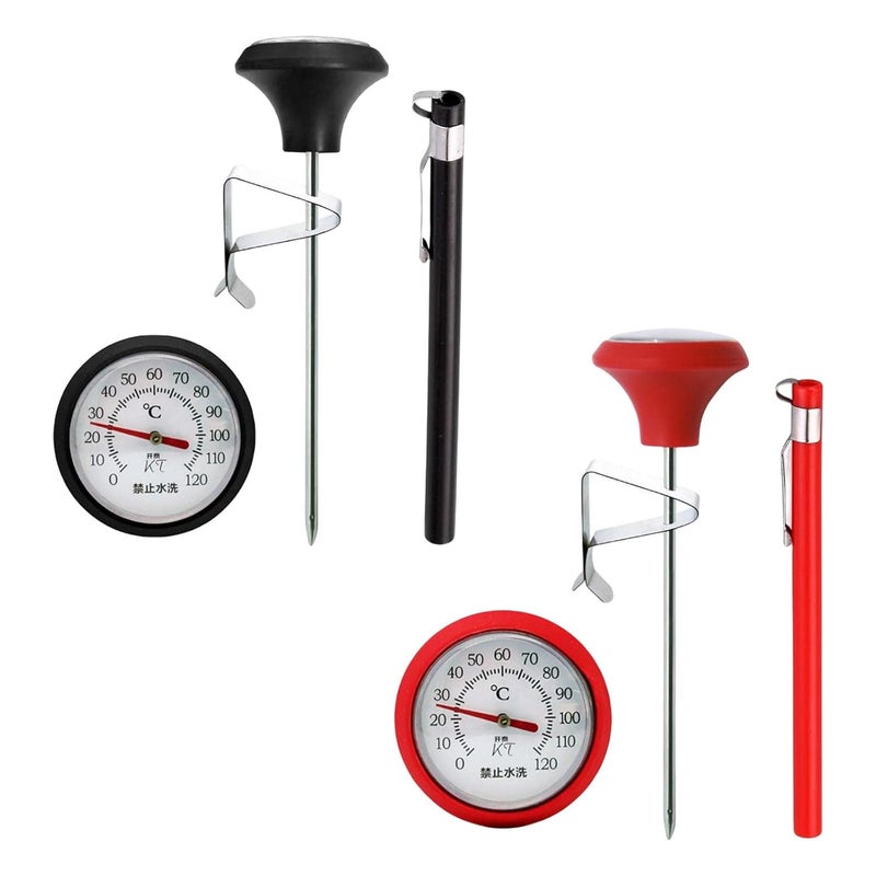 ATORSE ® Food Thermometer Instant Read Probe Thermometer For Cooking Black - Image 5