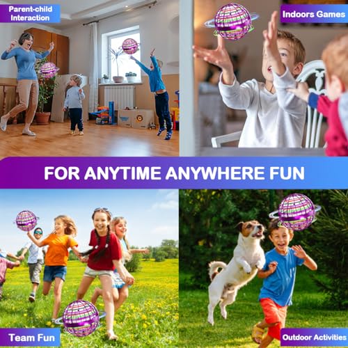 Taikcsut 2025 Upgraded Flying Orb Ball Toy Hover Boomerang Ball Spinner Mini Drone Magic Floating Galactic Fly Spinning Orb for for Boys Girls and 612 Age Kids - Image 5