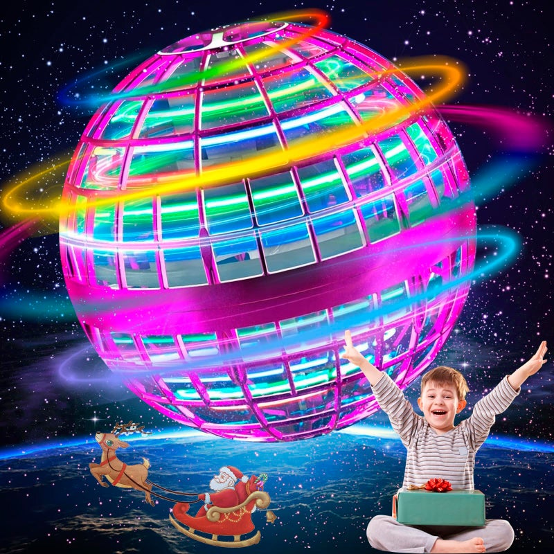 Taikcsut 2025 Upgraded Flying Orb Ball Toy Hover Boomerang Ball Spinner Mini Drone Magic Floating Galactic Fly Spinning Orb for for Boys Girls and 612 Age Kids - Image 3