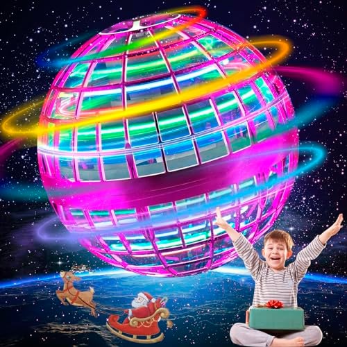 Taikcsut 2025 Upgraded Flying Orb Ball Toy Hover Boomerang Ball Spinner Mini Drone Magic Floating Galactic Fly Spinning Orb for for Boys Girls and 612 Age Kids - Image 1