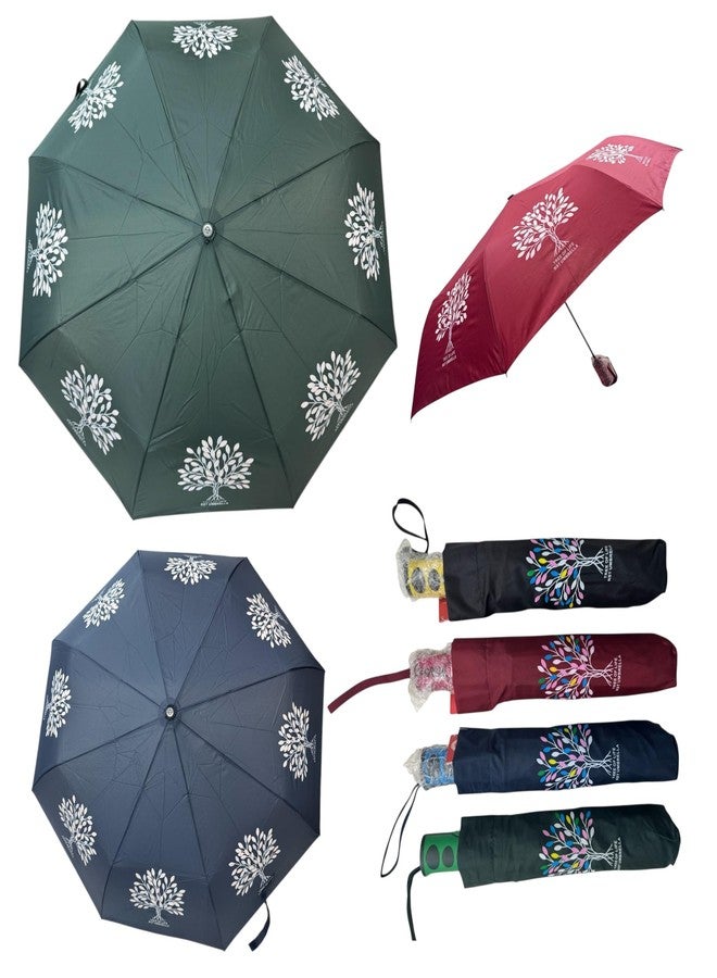 Mega Tree Umbrella with Tree of Life Design, UV Protection, Colour Changing, Foldable, Compact Rain & Sun Umbrella with Tree Designs for Kids & Adults (Green) - Image 4