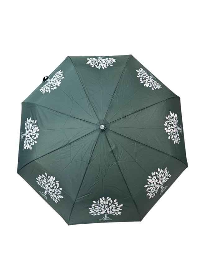Mega Tree Umbrella with Tree of Life Design, UV Protection, Colour Changing, Foldable, Compact Rain & Sun Umbrella with Tree Designs for Kids & Adults (Green) - Image 1