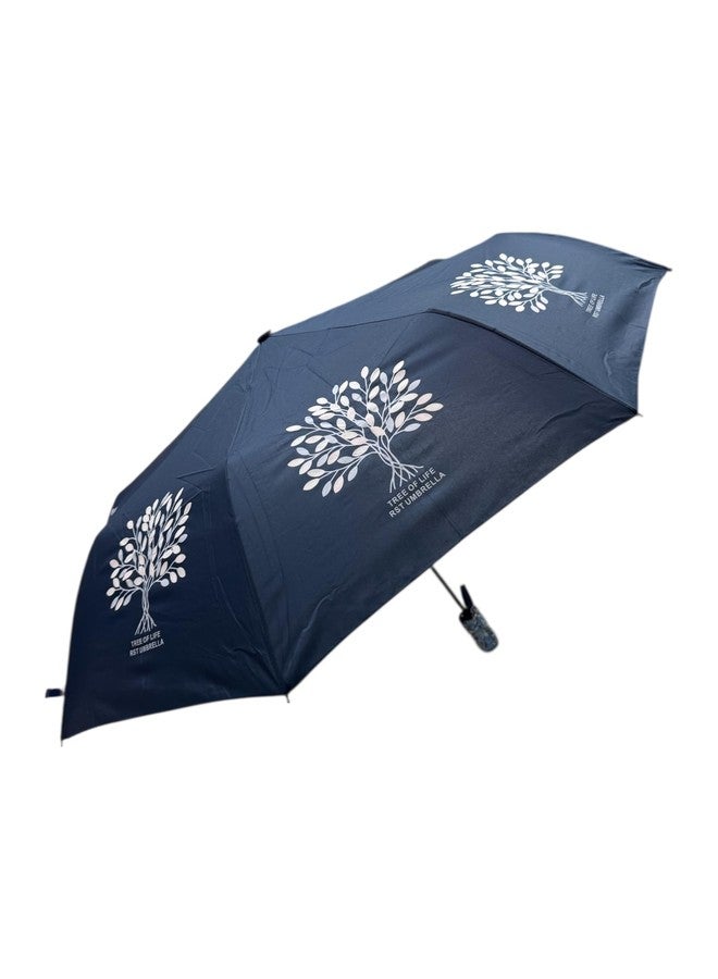 Mega Tree Umbrella with Tree of Life Design, UV Protection, Colour Changing, Foldable, Compact Rain & Sun Umbrella with Tree Designs for Kids & Adults (Green) - Image 2