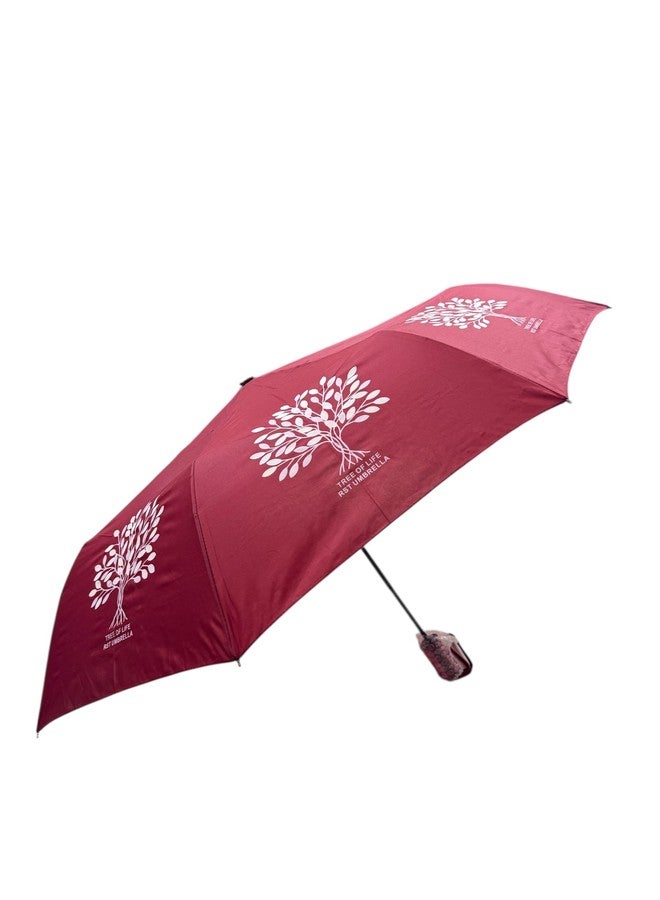 Mega Tree Umbrella with Tree of Life Design, UV Protection, Colour Changing, Foldable, Compact Rain & Sun Umbrella with Tree Designs for Kids & Adults (Green) - Image 3