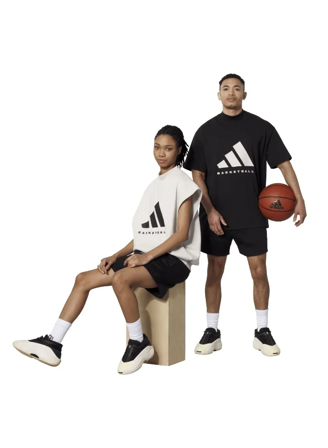 adidas Originals One Fl Short Black Basketball Shorts For Unisex Xs