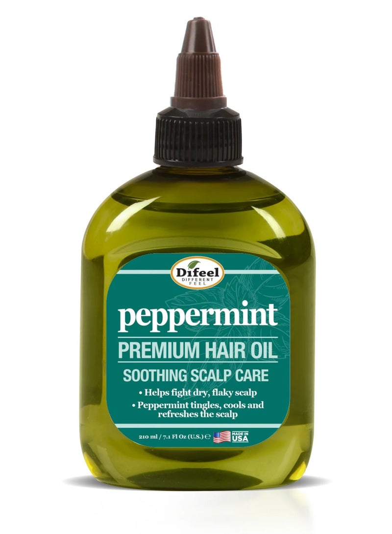 difeel PEPPERMINT SCALP CARE HAIR OIL 210 ML - Image 1
