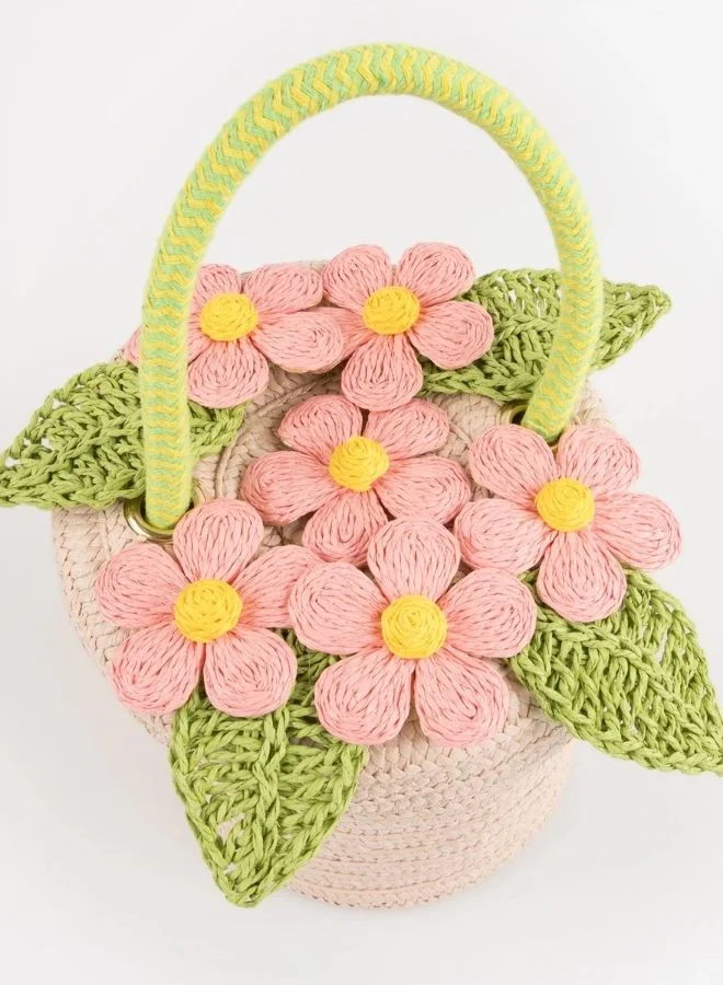 Meri Meri Flower Pot Basket Bag