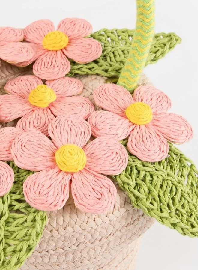Meri Meri Flower Pot Basket Bag