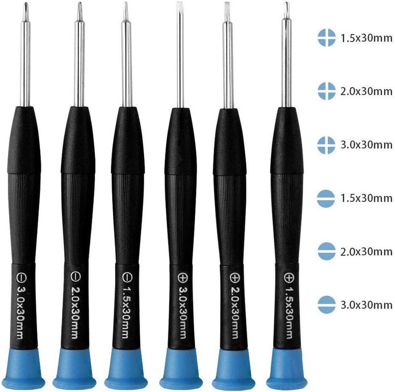 Endlanoo Eyeglasses Repair Kit, HKIDEE Sunglasses Repair Kit with 1000PCS Eyeglass Screws and 6 Pcs Screwdrivers Tweezer for Glasses, Sunglass, Watch Clock Spectacle Repair - Image 4