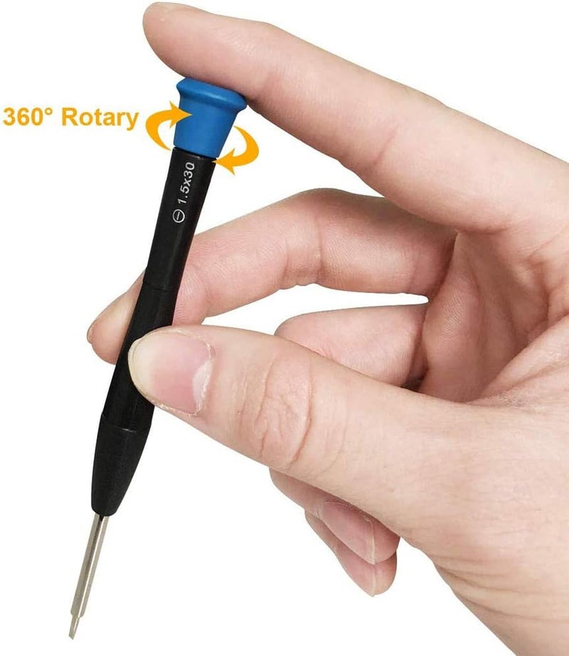 Endlanoo Eyeglasses Repair Kit, HKIDEE Sunglasses Repair Kit with 1000PCS Eyeglass Screws and 6 Pcs Screwdrivers Tweezer for Glasses, Sunglass, Watch Clock Spectacle Repair - Image 5
