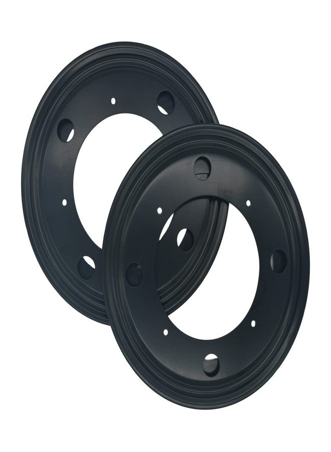 High-PQ 6 Packs 8'' Lazy Susan Hardware, Heavy Duty 5/16''Thick Turntable Bearing Swivel Pate for Rotating Table, Book Case, Serving Tray, Corner Shelves, Kitchen, DVD Tower, Shoe Rack, Black - Image 4