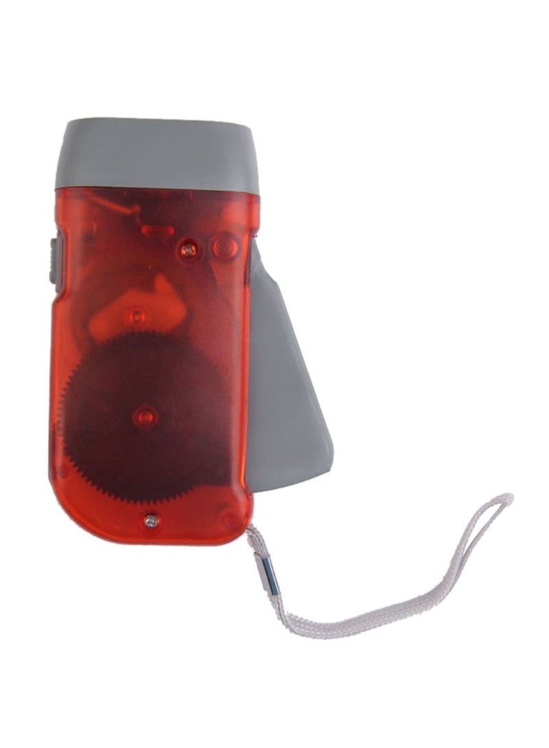AROAQ 3 Led Hand Pressing Dynamo Crank Power Wind Up Flashlight Torch Light Hand Press Crank Camping Lamp Light For Outdoor Home  - Image 4