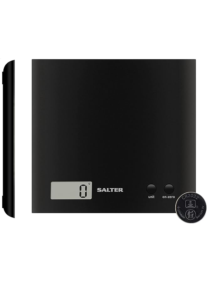 Salter ميزان المطبخ المقوس باللون الأسود 1066 Bkdr15 - Image 1