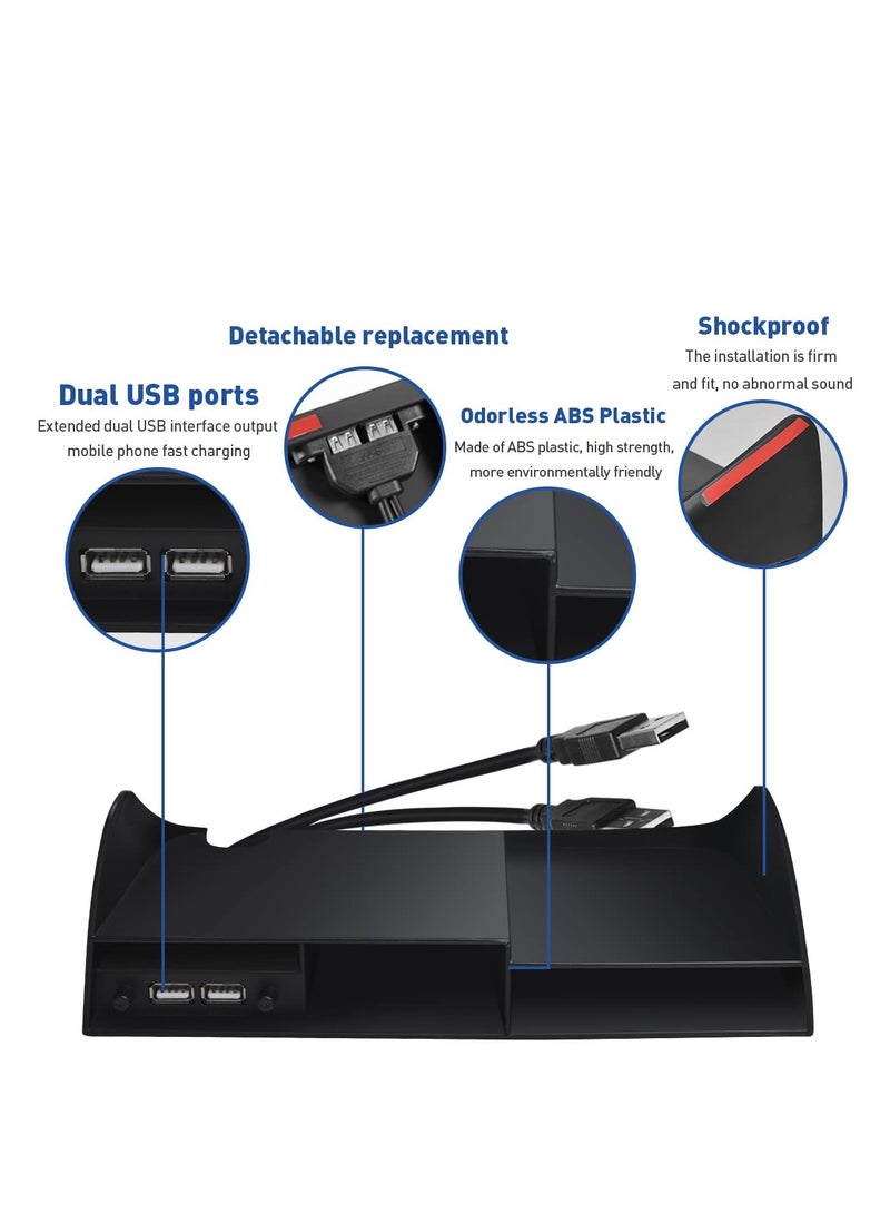 SYOSI Center Console Organizer Box for Toyota Rav4 2018 to 2022, 3 Compartment Center Dash Storage Insert Tray Box with Dual Usb Outlet - Image 2