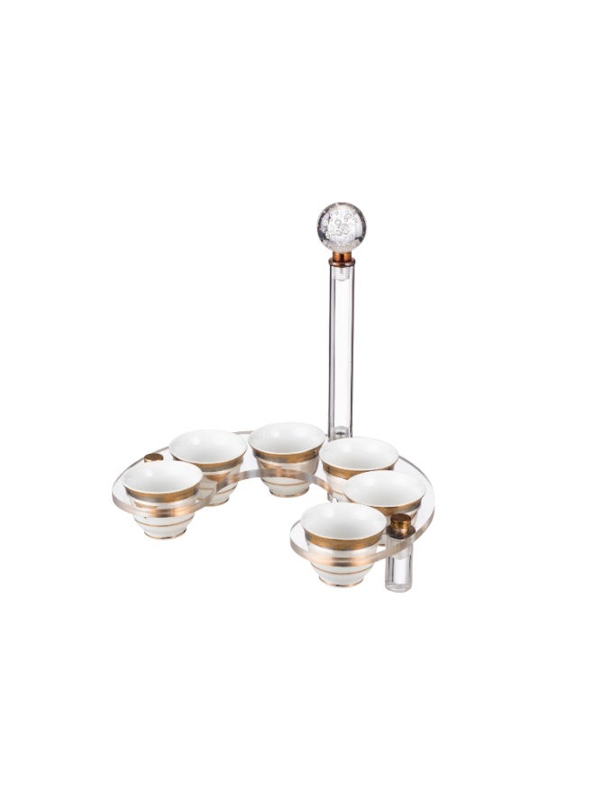 اباريك الصفا استاند حامل فناجيل اكريليك ,لمسة انيقة وجذابة. - Image 4