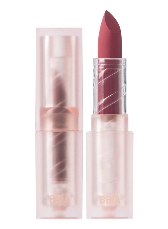 BBI@ BBIA BBIA Last Powder Lipstick Series2 - Powder Matte Lipstick, Full Coverage, Non-Drying Matte Finish, Weightless Velvet Texture, Long-Lasting Lip Makeup, MLBB, Vegan, Korea Lip Makeup (12 HIBISCUS) - Image 1