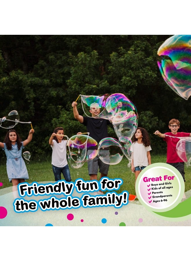 WOWMAZING 4 Big Bubble Wands: Making Giant Bubbles. Great Birthday Activity And Party Favor. Giant Bubble Solution Not Included. - Image 5