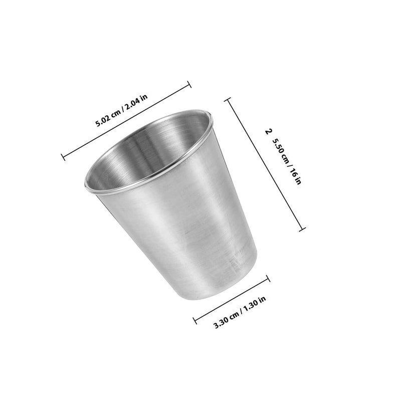 Stainless Steel 70ml Wine Cup Portable Outdoor Drinkware With Protective Sleeve - Image 3