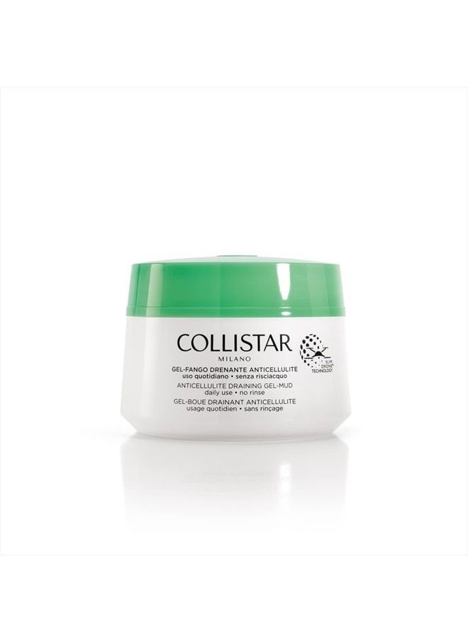 COLLISTAR Gel-mud Draining Anti-cellulite, Unpublished gel-fango texture, has a targeted anti-cellulite, slimming and draining, Contains escin and white mud, Without rinsing, 400 ml  - Image 1