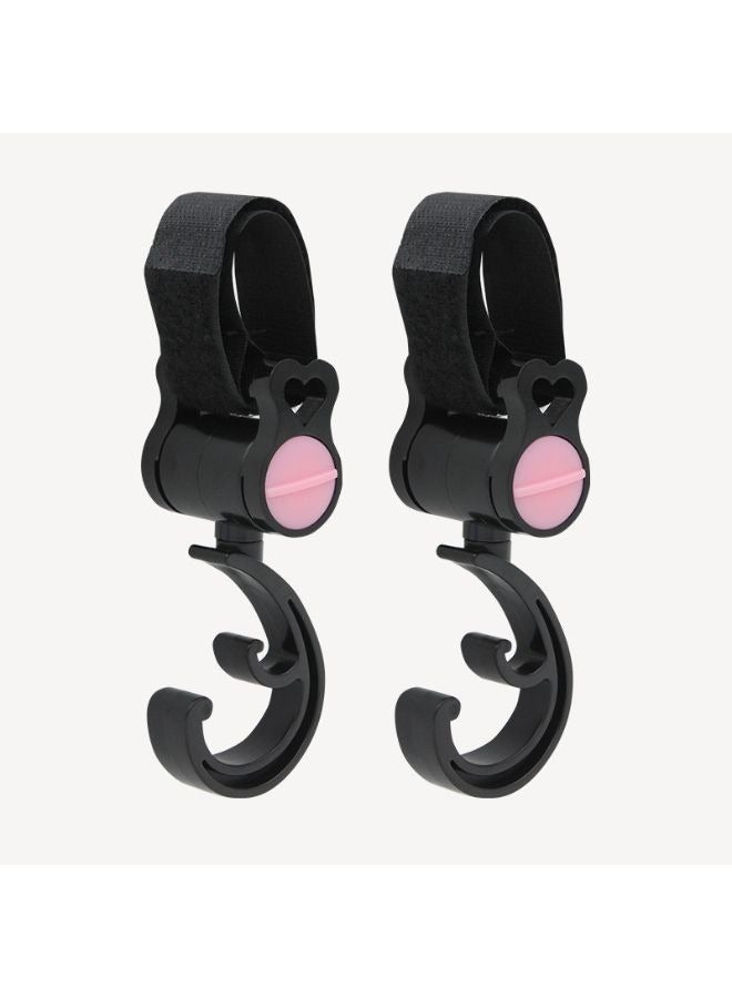 ترتيس شماعات عربة هوك ، عربة أطفال دوارة 360 درجة عربة التسوق عربة هوك - Image 2