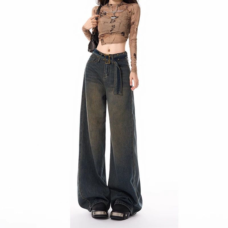 Vintage Classic European-American Design Daily Commute Jeans  Size_S - Image 1