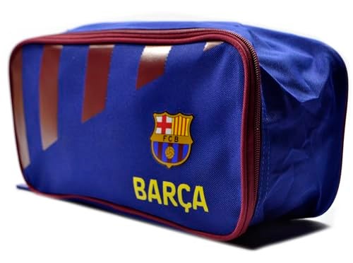 Hy-Pro HyPro Officially Licensed FC Barcelona Boot Bag Stripe Design Barca Barcelona Merchandise Football Ideal for Storage Great Gift Idea Maroon Stipe - Image 3