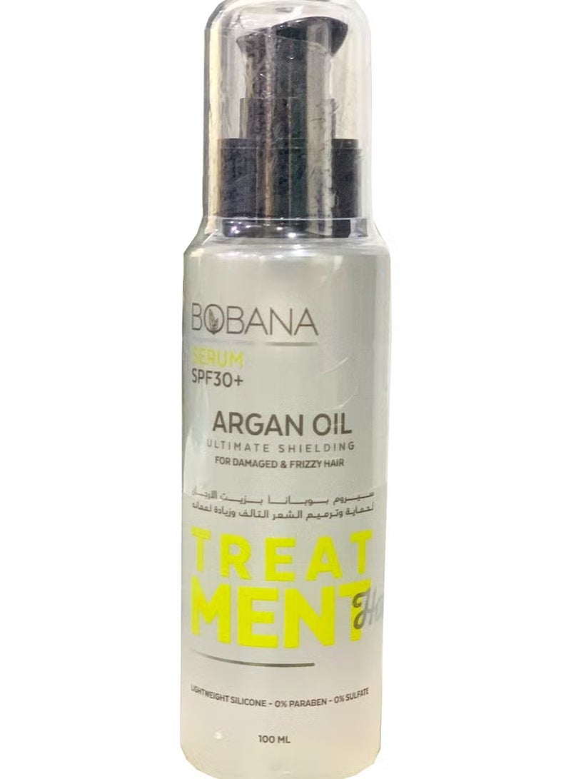 بوبانا  سيروم SPF 30+ معالج للشعر بزيت الأراغان 100 مل