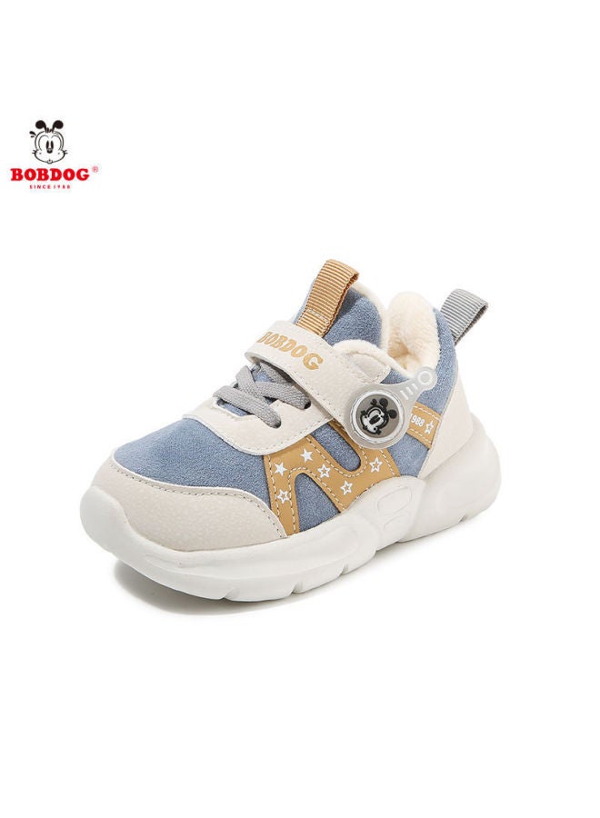 Baby Shoes, Fashionable And Cute Toddler Shoes, Winter Cotton Shoes, New Style With Added Fleece, Babudou Children's Shoes For Small And Medium-sized Children, Warm