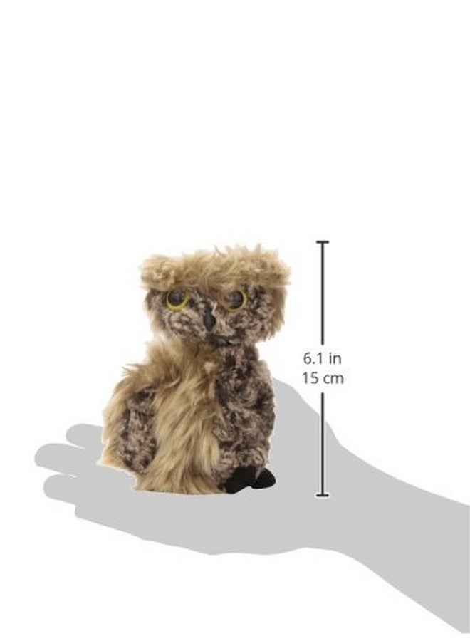 Folkmanis Screech Owl Puppet with Turning Head - Image 2