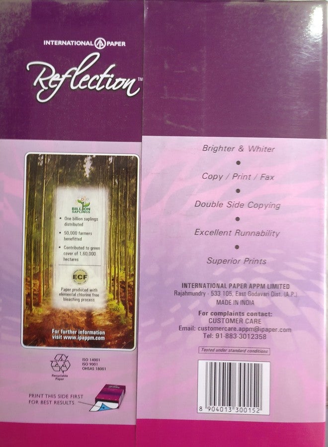 Reflection Copier Paper, A4 Size,70 GSM, 500 sheets(1 Ream) - Image 3
