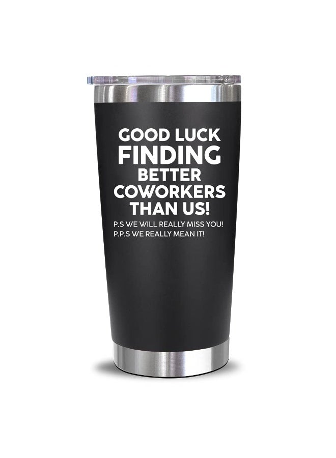 NewEleven Coworker Leaving Gifts - Farewell Gifts, Going Away Gift For Coworker - New Job, Goodbye, Good Luck Gift For Coworkers, Colleagues, Boss, Men, Women, Friends - 20 Oz Tumbler - Image 1