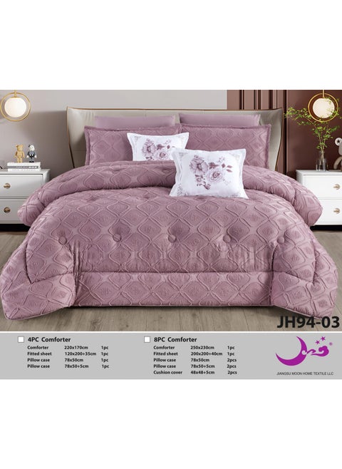Quilt set for two people summer mattress system 6 pieces fixed medium filling size 230 by 250