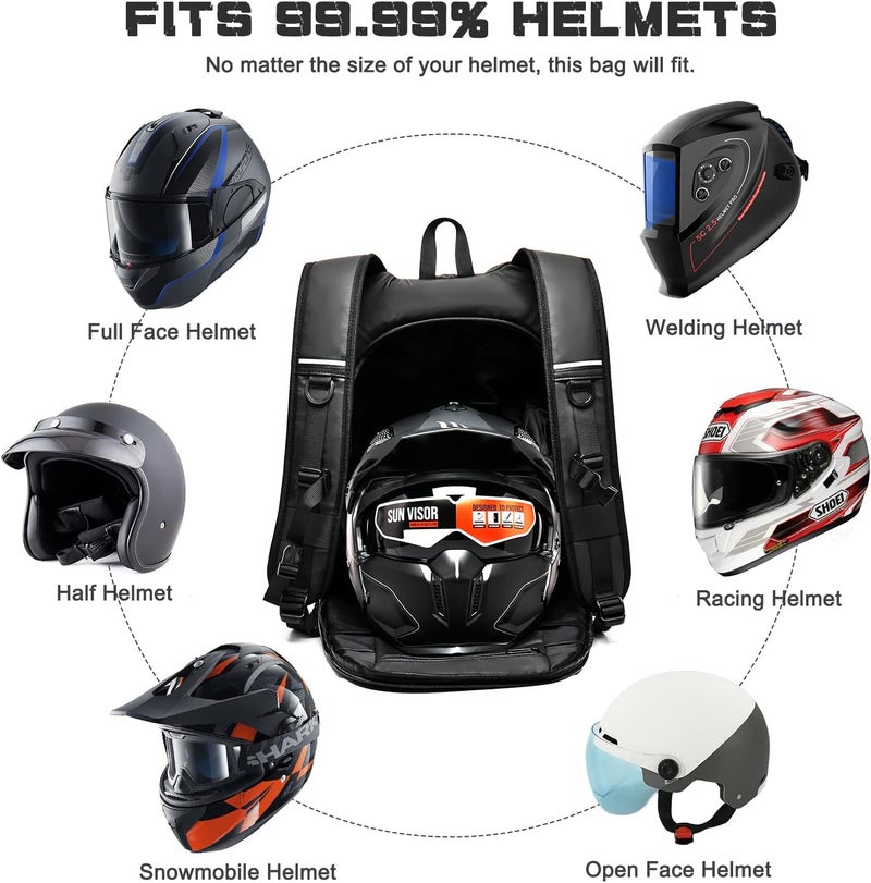 WEPLAN Waterproof Motorcycle Backpack - Image 4