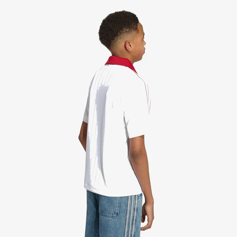 Adidas Originals  LOOSE PINNSTRIPE POLO TEE  | Best Price UAE