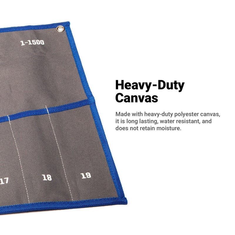 Capri Tools Wrench Roll Up Pouch Metric 12 Pockets - Image 3