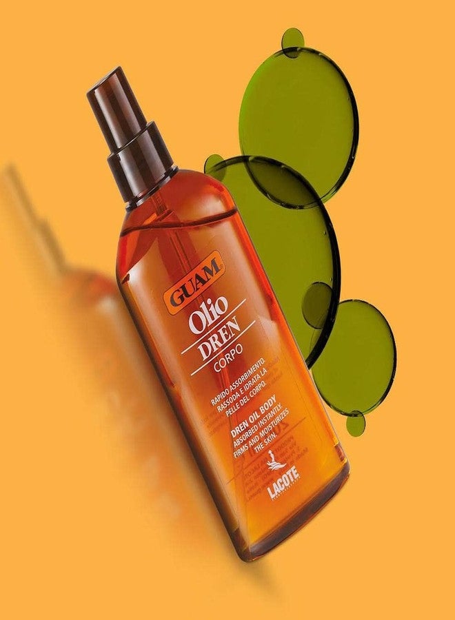 GUAM Dren Anti-Cellulite Massage Oil - Lymphatic Drainage & Water Retention Relief - Essential Oils for Skin Firming & Toning (200 ML) - Image 5