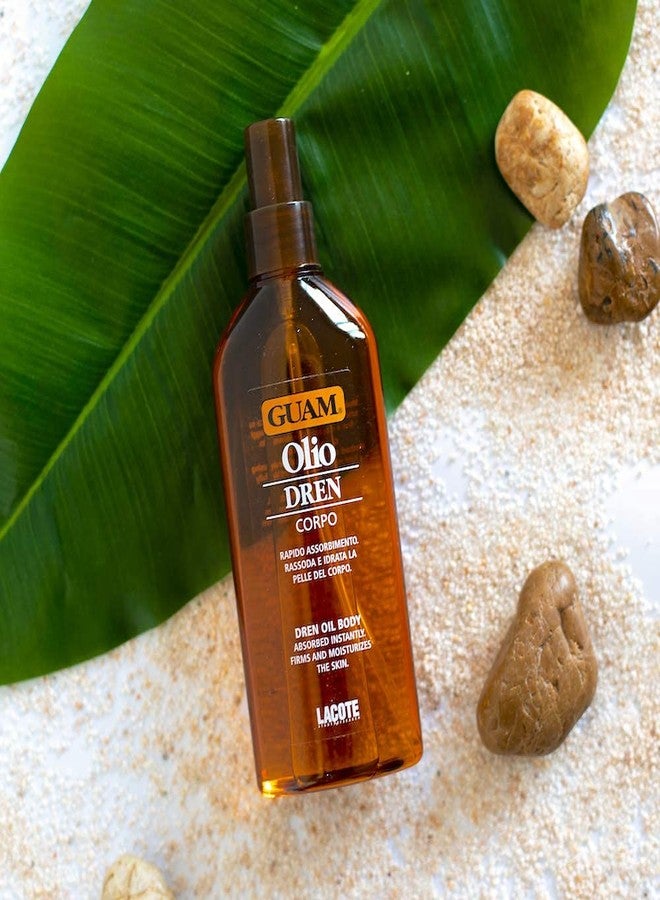 GUAM Dren Anti-Cellulite Massage Oil - Lymphatic Drainage & Water Retention Relief - Essential Oils for Skin Firming & Toning (200 ML) - Image 3