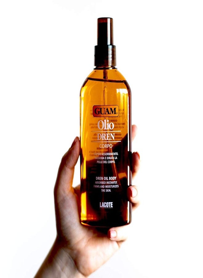 GUAM Dren Anti-Cellulite Massage Oil - Lymphatic Drainage & Water Retention Relief - Essential Oils for Skin Firming & Toning (200 ML) - Image 2