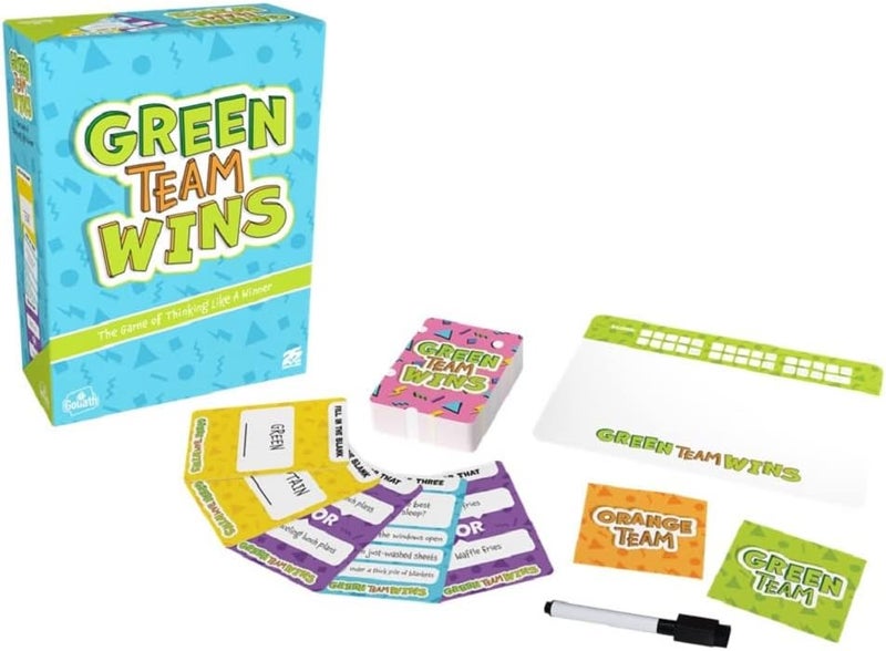 Goliath Green Team Wins Game  Guess The Most Common Answers to Win  36 Players Ages 10 and Up - Image 2